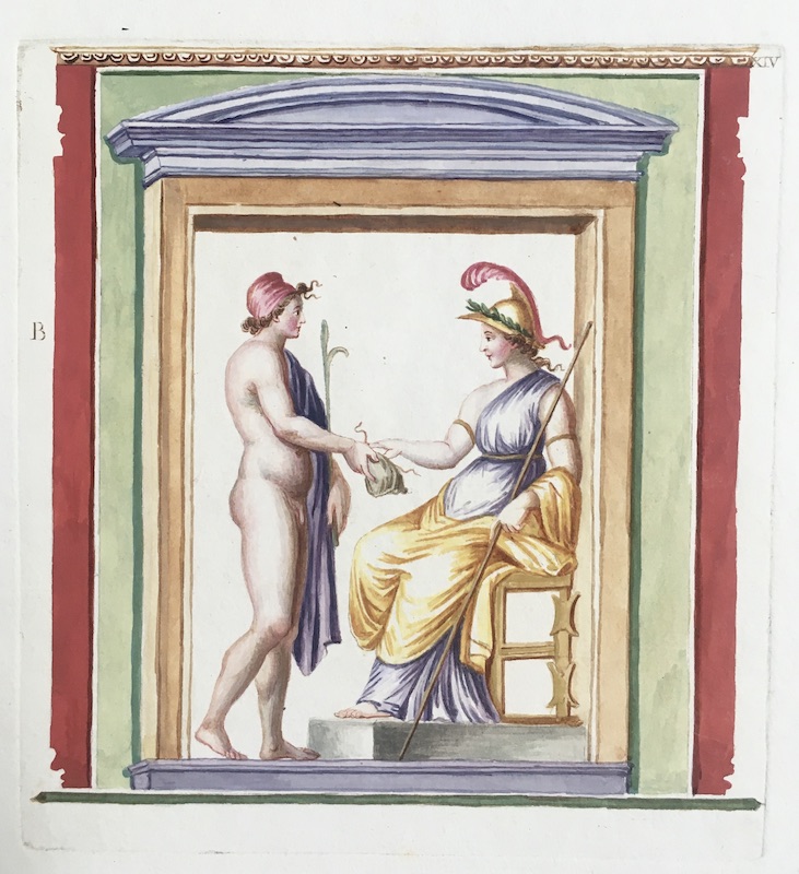 Le Pitture Antiche del Sepolcro Nasonii nella Via Flaminia - Pl. XIV